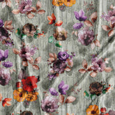 3D Texture Floral Printed Fabric Supplier For Boutique